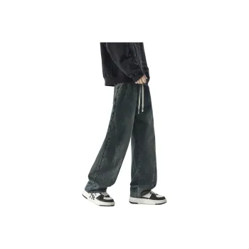 NEAR HERE Jeans Unisex Steel Blue