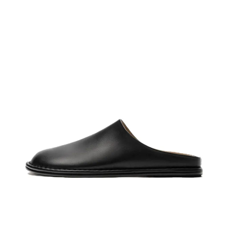 ZARA LIMITED EDITION Closed Toe Slippers Men's Black-0