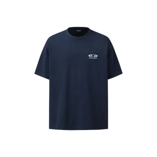 SALOMON UNI SS25 LINK T Shirt Unisex Blue