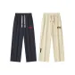 Dark Gray Pants+Ecru Pants