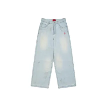 GOOD BAI GOODEES New Year Collection Jeans Unisex Denim Light Blue