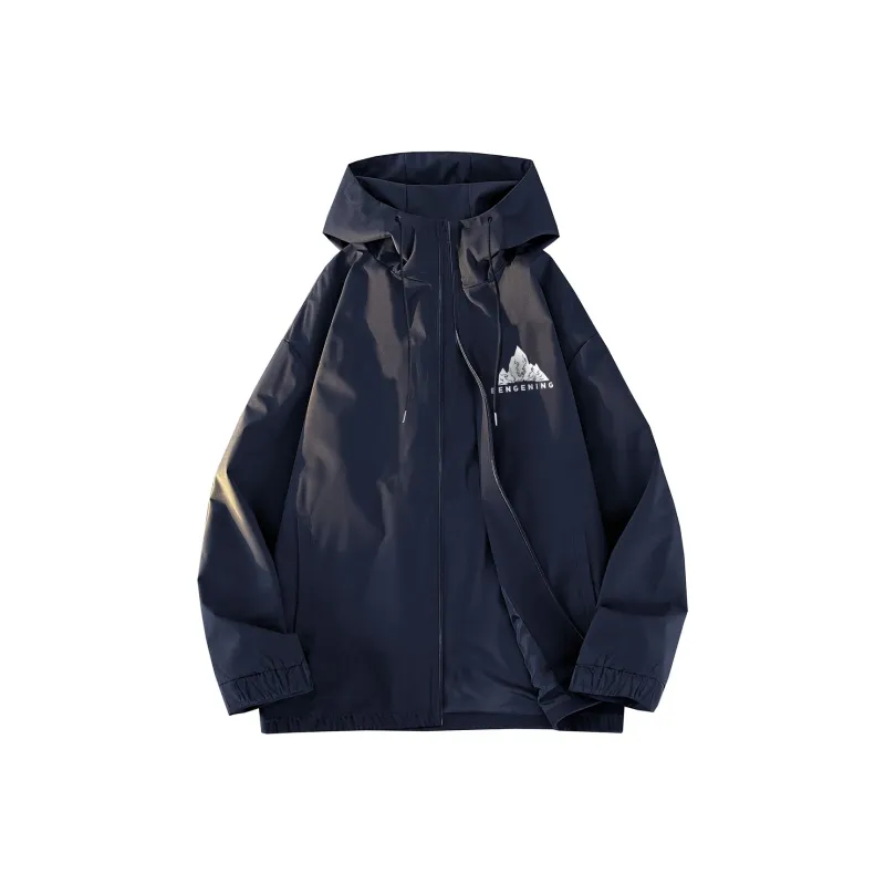 BENGEN Jackets Coats Unisex Black-5