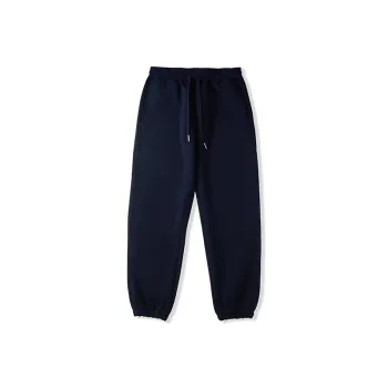 I'm David Knitted Sports Pants Unisex Navy Blue