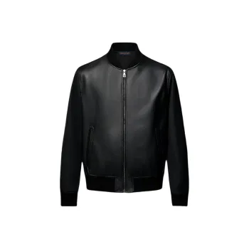 LOUIS VUITTON Reversible Leather Nylon Jacket
