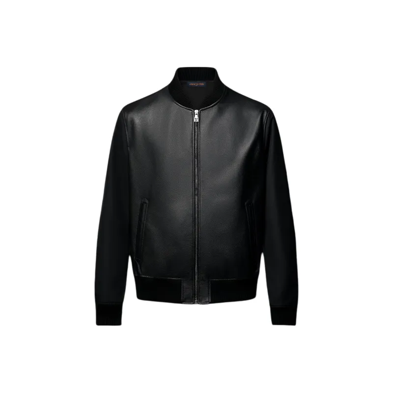 LOUIS VUITTON Reversible Leather Nylon Jacket-0