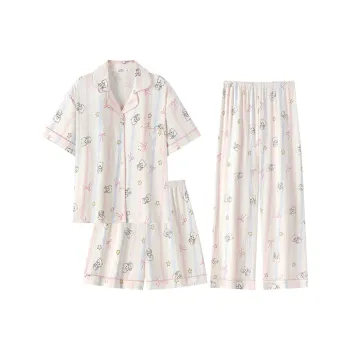 XIAFENYAN Pajama Set Women's Apricot