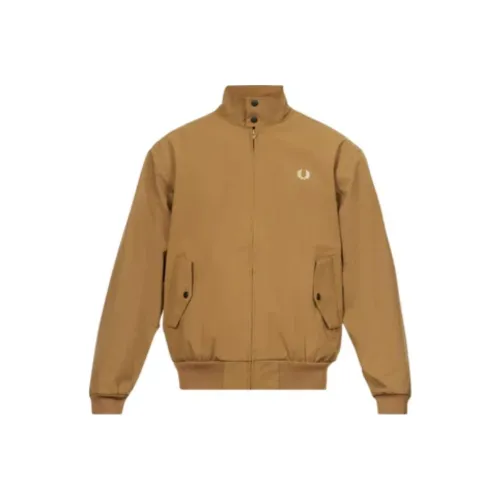 FRED PERRY Jackets Coats Men's Brown