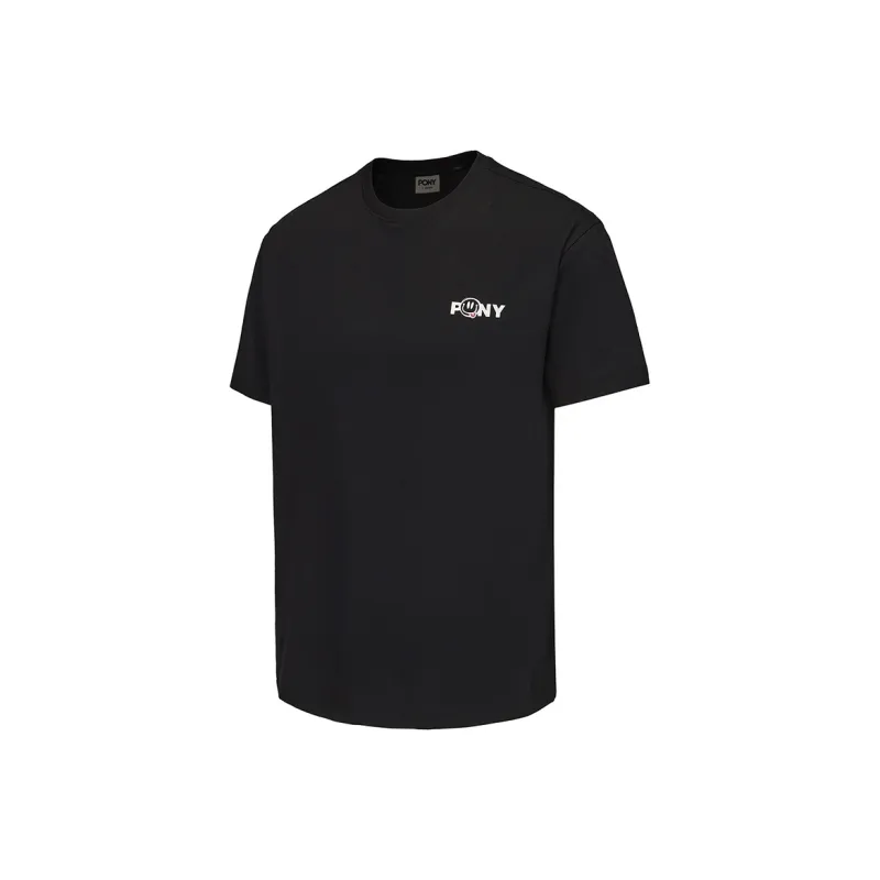 Pony T Shirts Unisex Black-1