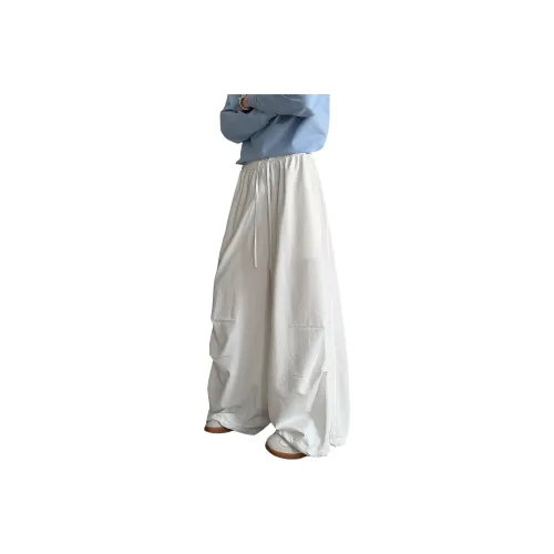 CAREBEARS Casual Pants Unisex White