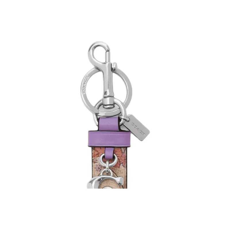 COACH Canvas Keychains Women's Multicolor-2
