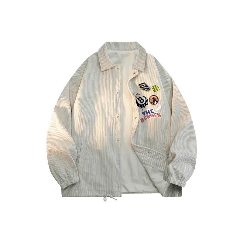 BENGEN Jackets Coats Unisex Black-2