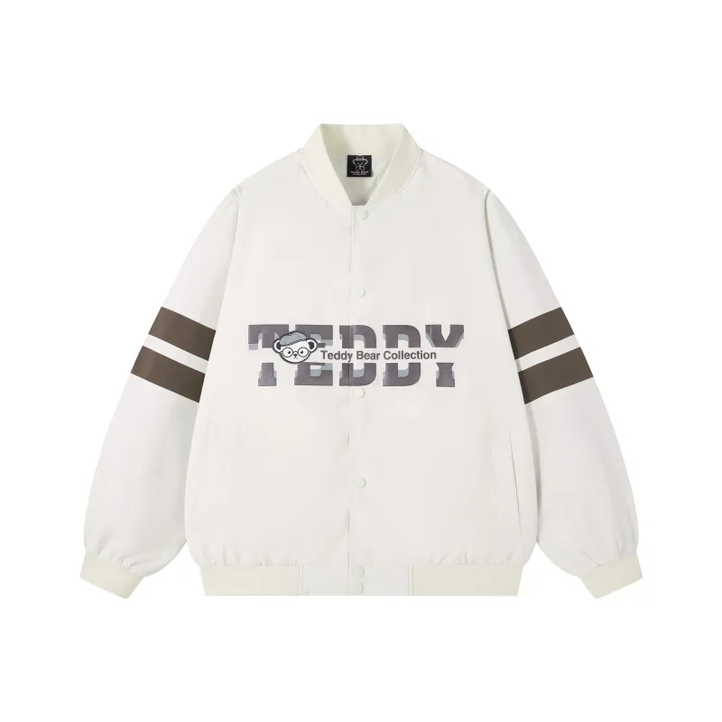 Teddy Bear Collection Baseball Jacket Unisex-3