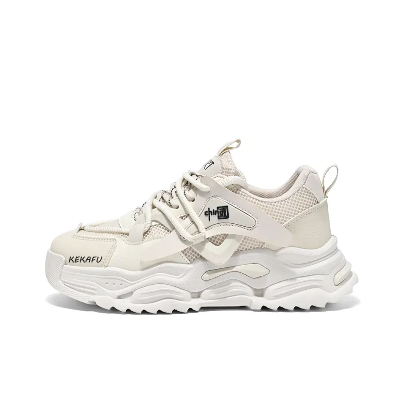 KEKAFU Anti Slip Wear Resistant Low Top Chunky Sneakers Men's-6