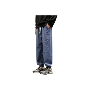 Tonlion Casual Pants Unisex Light Blue