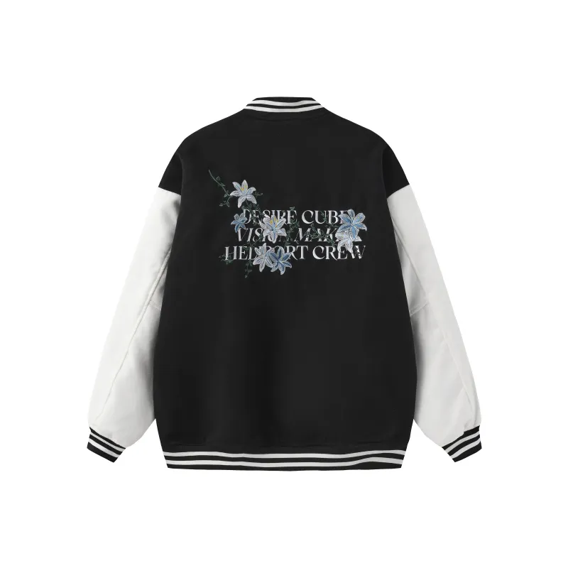 HELIPORT Baseball Jacket Unisex Black-0