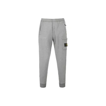 STONE ISLAND Knitted Sweatpants Men's Gray