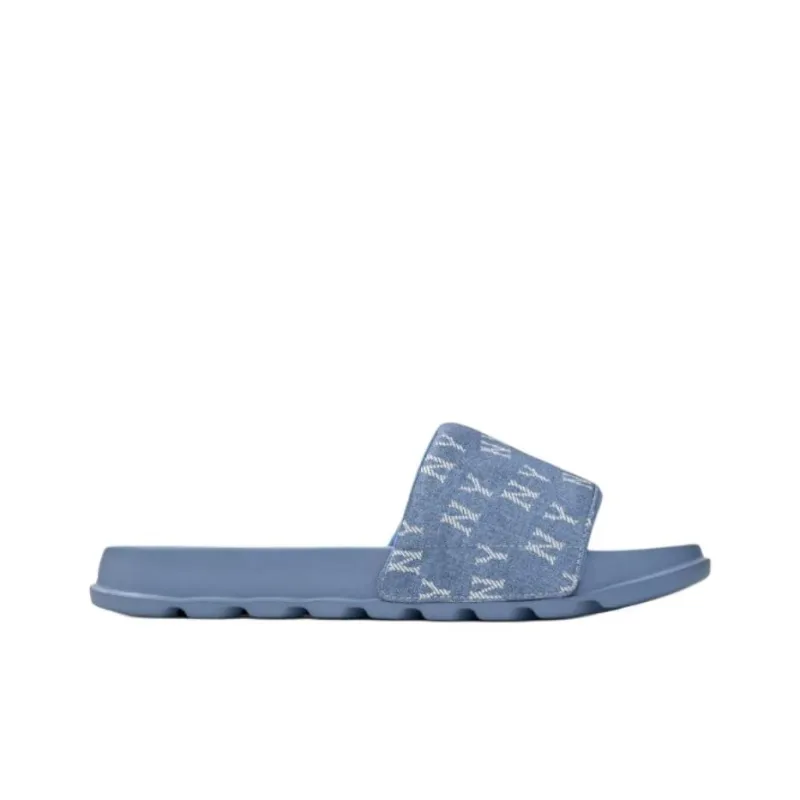 MLB New York Yankees Slip Resistant Abrasion Resistant Slide Slippers Unisex Blue-1