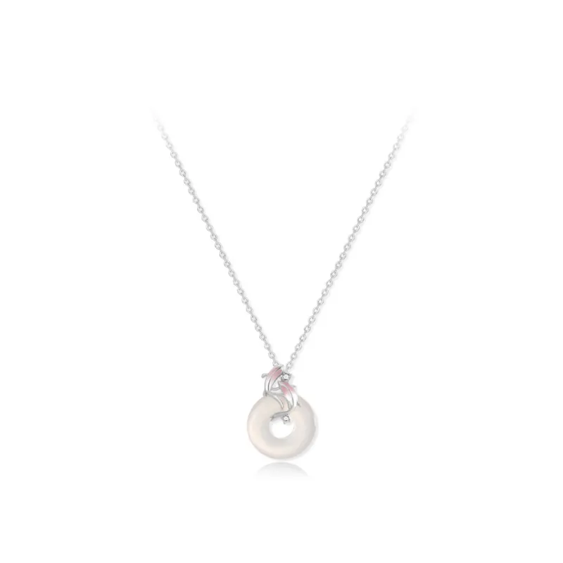 JUICY GRAPE Chalcedony Jade Necklaces Women's-4