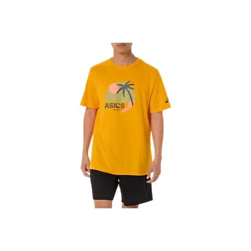 Asics BEACHSCAPE T Shirt Men's Orange