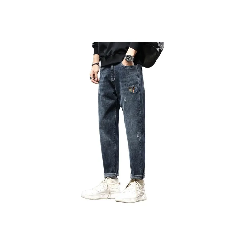 Tonlion Jeans Unisex Blue Gray-2