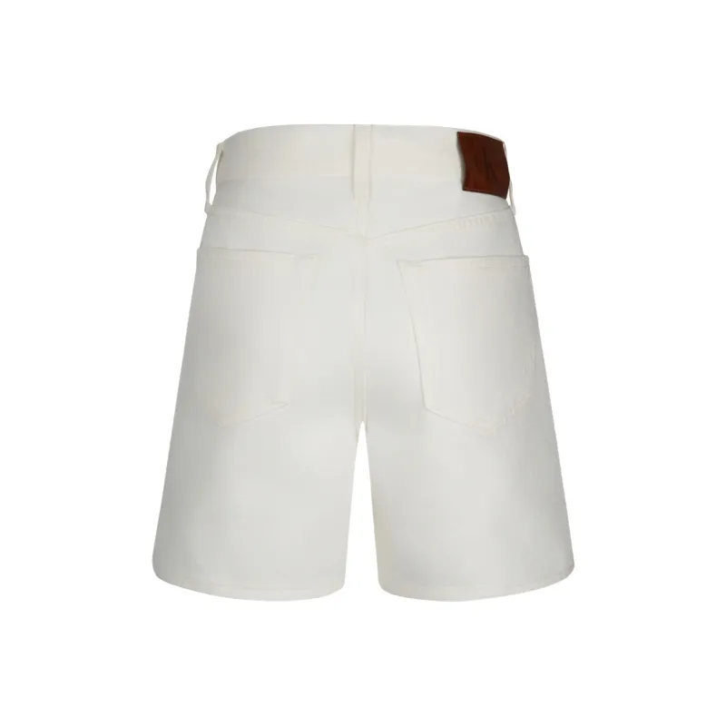 CALVIN KLEIN Denim Shorts Women's 5 DC Denim White-1