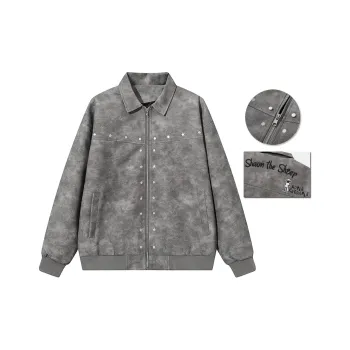 SHAUN THE SHEEP Leather Jacket Unisex