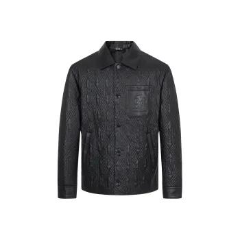 C'N'C New Order & Classics Series Fall And Winter Cotton Leather Coat Men's
