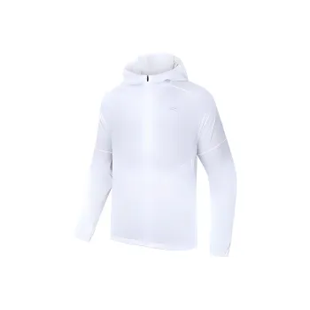 Anta Running Collection Trench Coat Men's Pure White