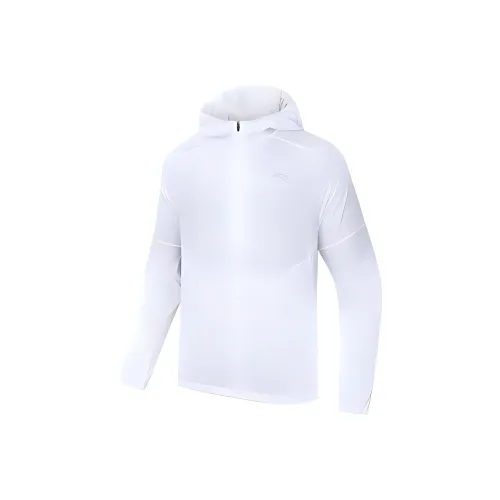 Anta Running Collection Trench Coat Men's Pure White