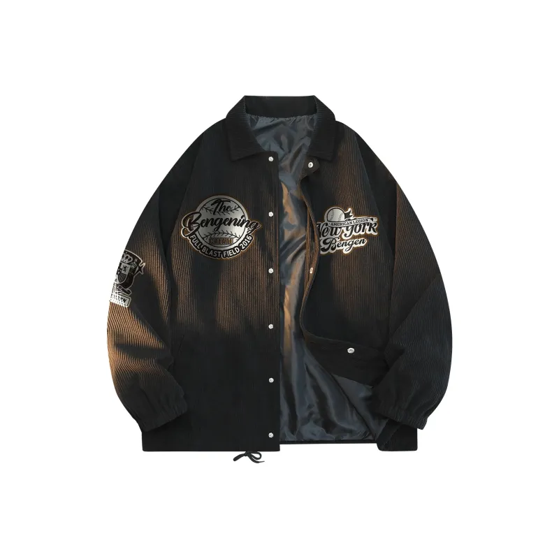 BENGEN Jackets Coats Unisex Coffee-2