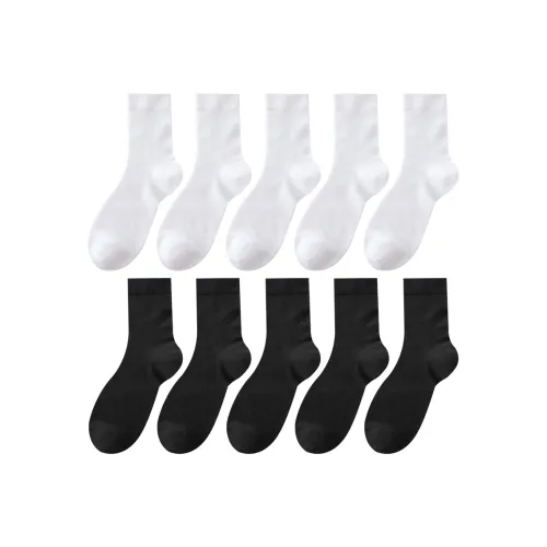 Cotton Gene Mid Calf Socks Men's Combo Set