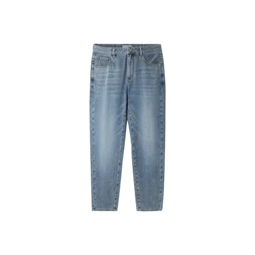 HLA Power Young Series Jeans Men's Blue Gray Denim Gradient