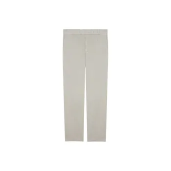 THEORY Casual Pants Men Gray White