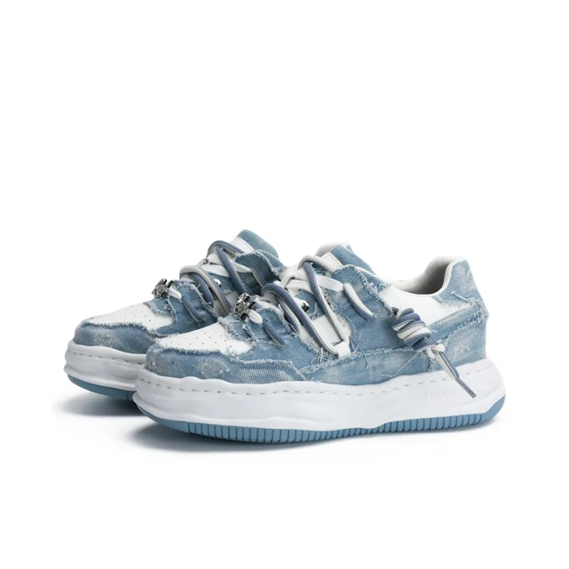 RELAXURSELF Slip Resistant, Lightweight, Breathable, Height Increasing Low Top Skateboard Shoes Unisex-2