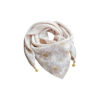 VINEY Silk Scarves Women's