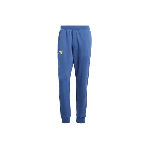 Adidas Knitted Sports Pants Men's Blue
