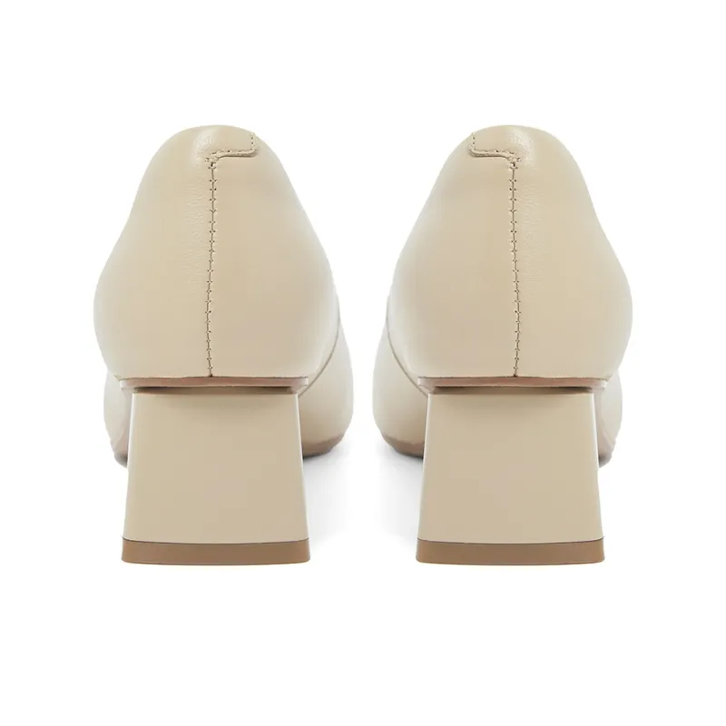 COMELY High Heels Women's Cream White, Creamy Apricot, Elegant Black-9