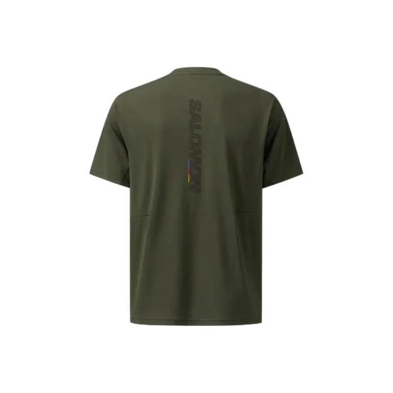 SALOMON Amphi T Shirt Unisex Khaki-2