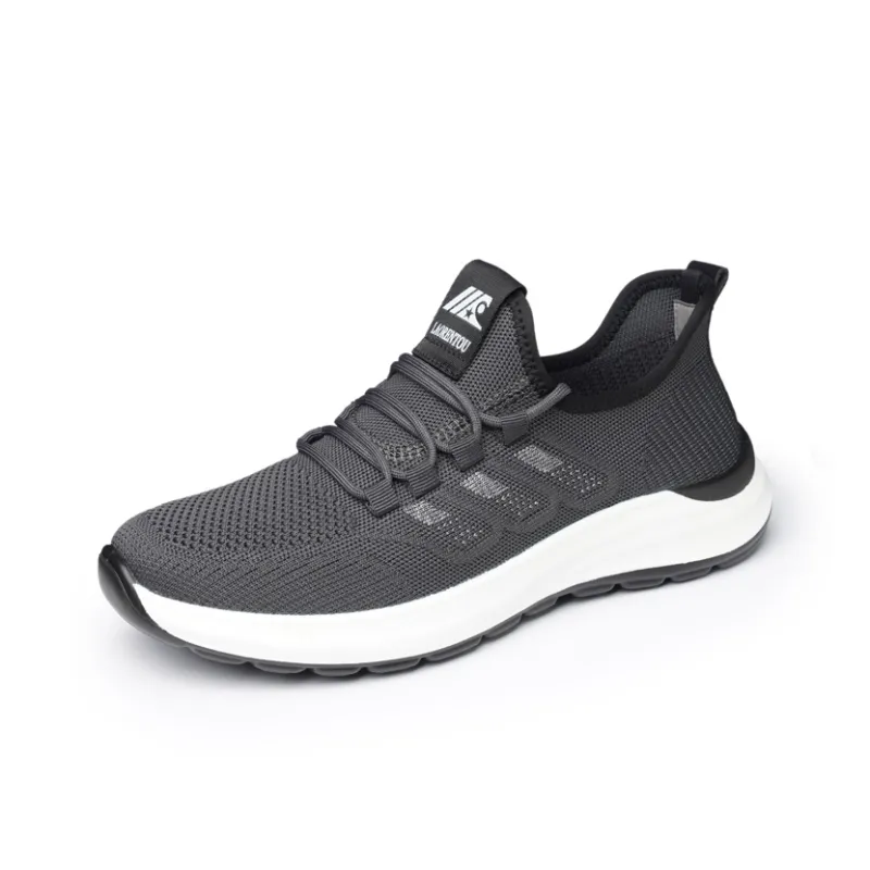 LAORENTOU Casual Shoes Men Low Top Gray-17