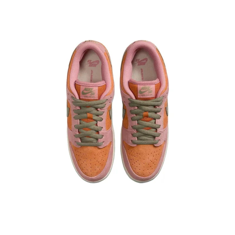 Nike Dunk SB Anti Slip Wear Resistant Low Top Skateboard Shoes Unisex Green Red-3