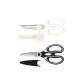 Nordic White Detachable Kitchen Shears+Scissors Set+Panda Shears
