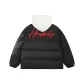 Black (Red Signature Font) White Hooded