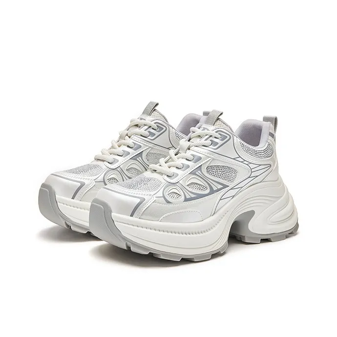 HR Low Top Chunky Sneakers Women's Ecru-2