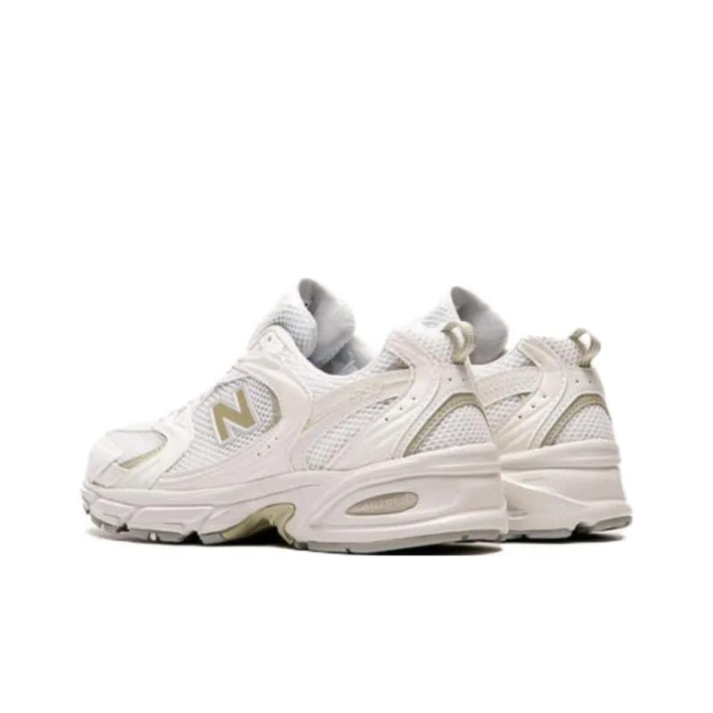 New Balance NB 530 Cushioning Slip Resistant Low Top Running Shoes Unisex White-2