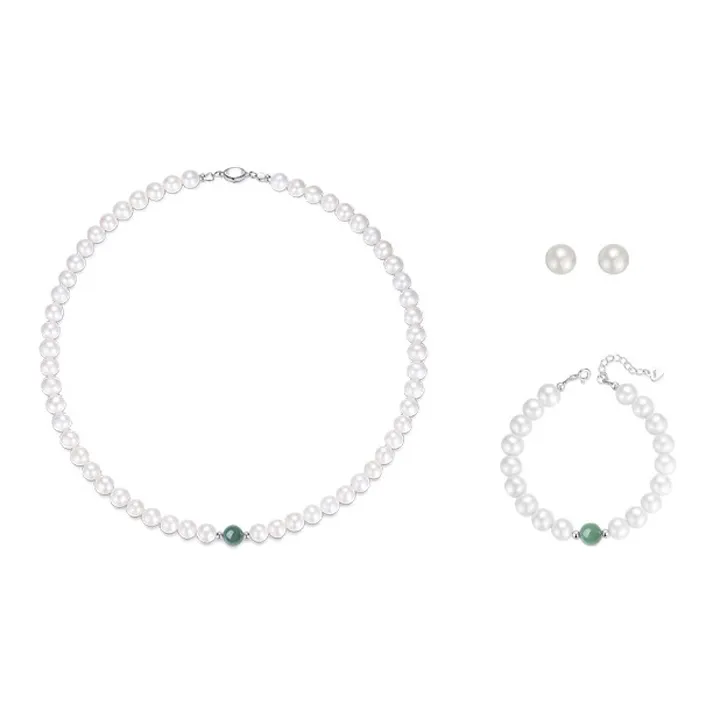 QIANCHANG Pearl Necklaces Women's-0