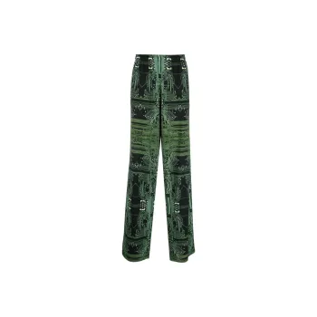 Vetements Cyber Fluid Wide leg Trousers