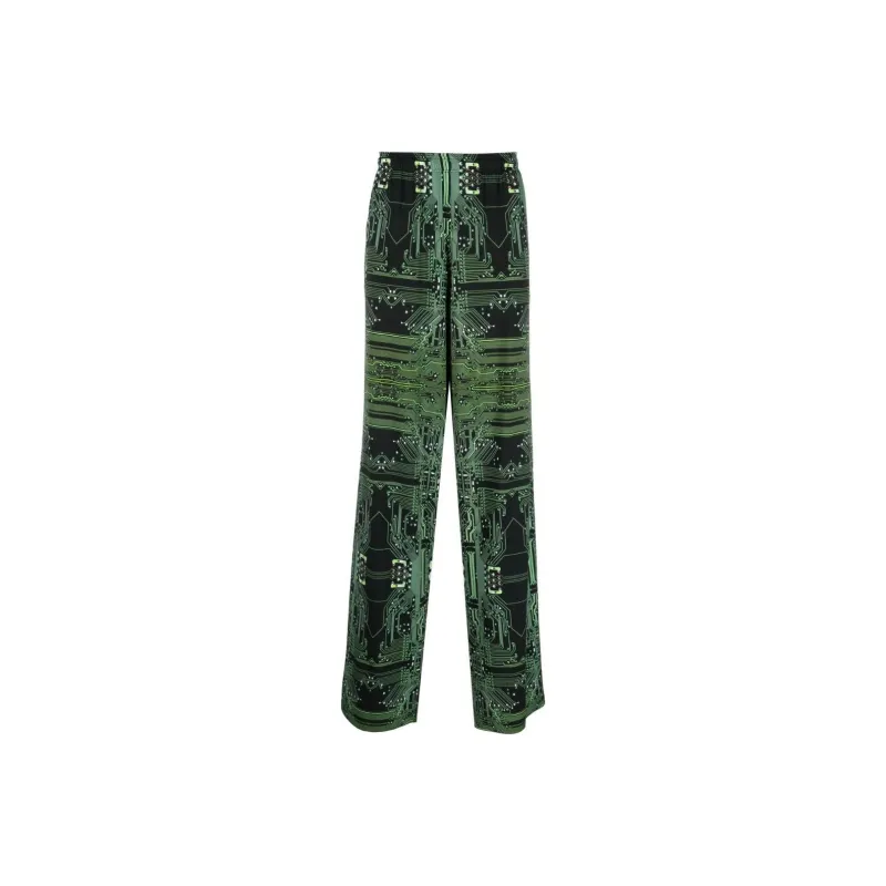Vetements Cyber Fluid Wide leg Trousers-0
