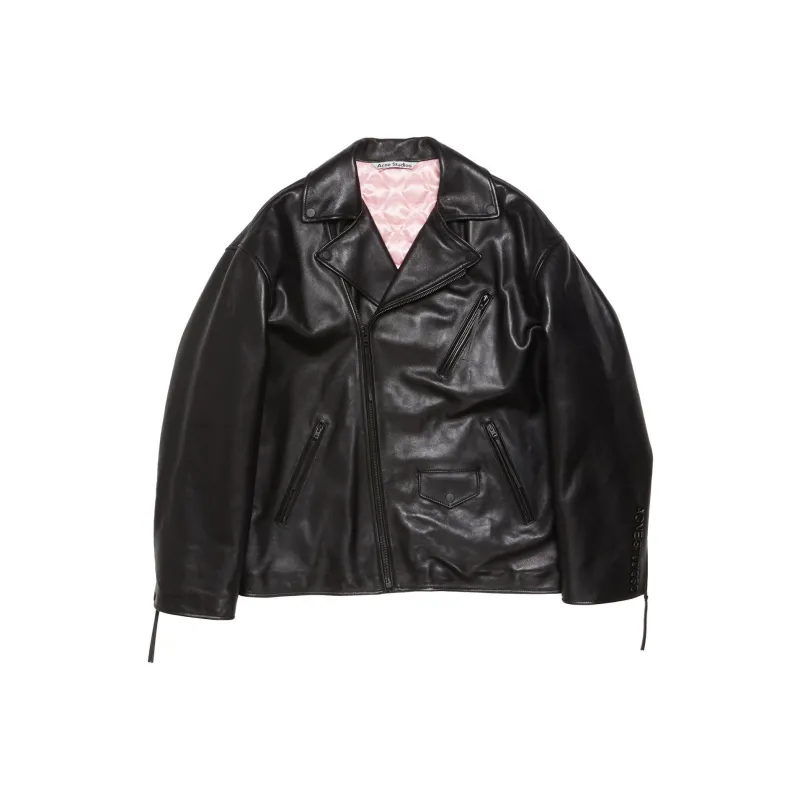 Acne Studios Zip Up Biker Jacket-0