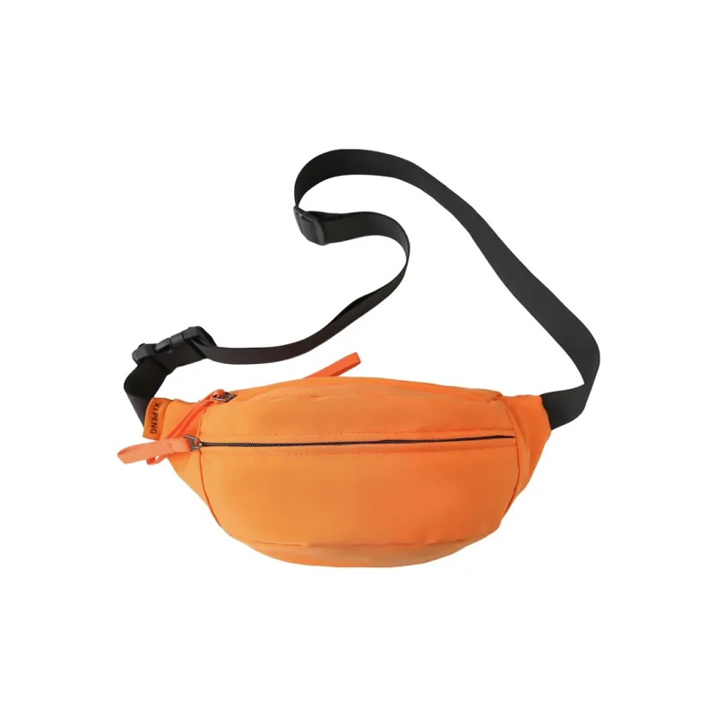 Yalu Nylon Sling Bag Unisex Ecru/Black/Orange Red/Khaki/Peacock Blue-12