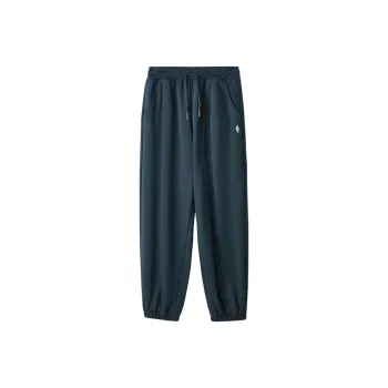 Skechers Romantic Crown Collaboration Series Knitted Sweatpants Unisex Safety Blue